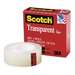 Scotch® Transparent Tape 600 Clear, 1/2 in x 1296 in, 144 per case Boxed